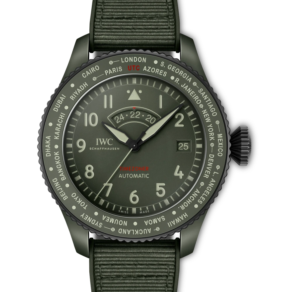 IWC Pilot's Watch Timezoner TOP GUN Woodland