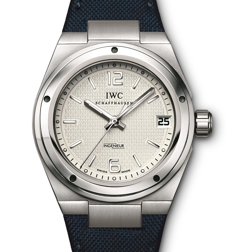IWC Ingenieur Midsize, Stainless steel, white dial