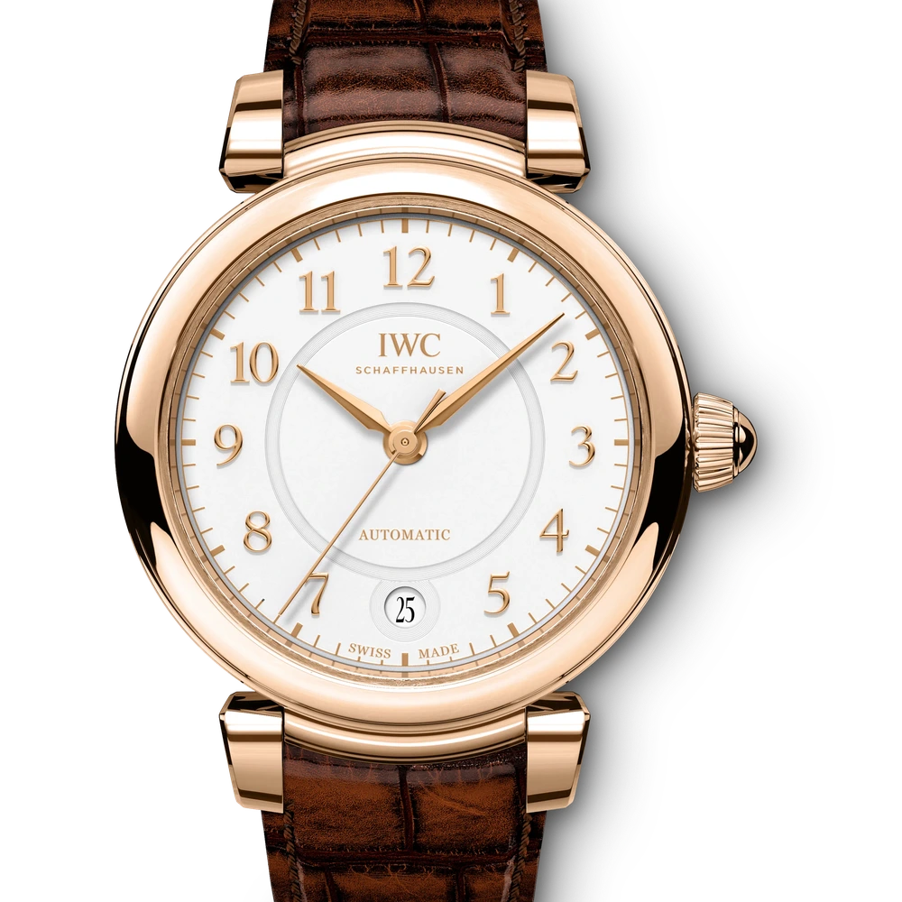 IWC Da Vinci Automatic 36, 18 ct 5N gold, silver dial