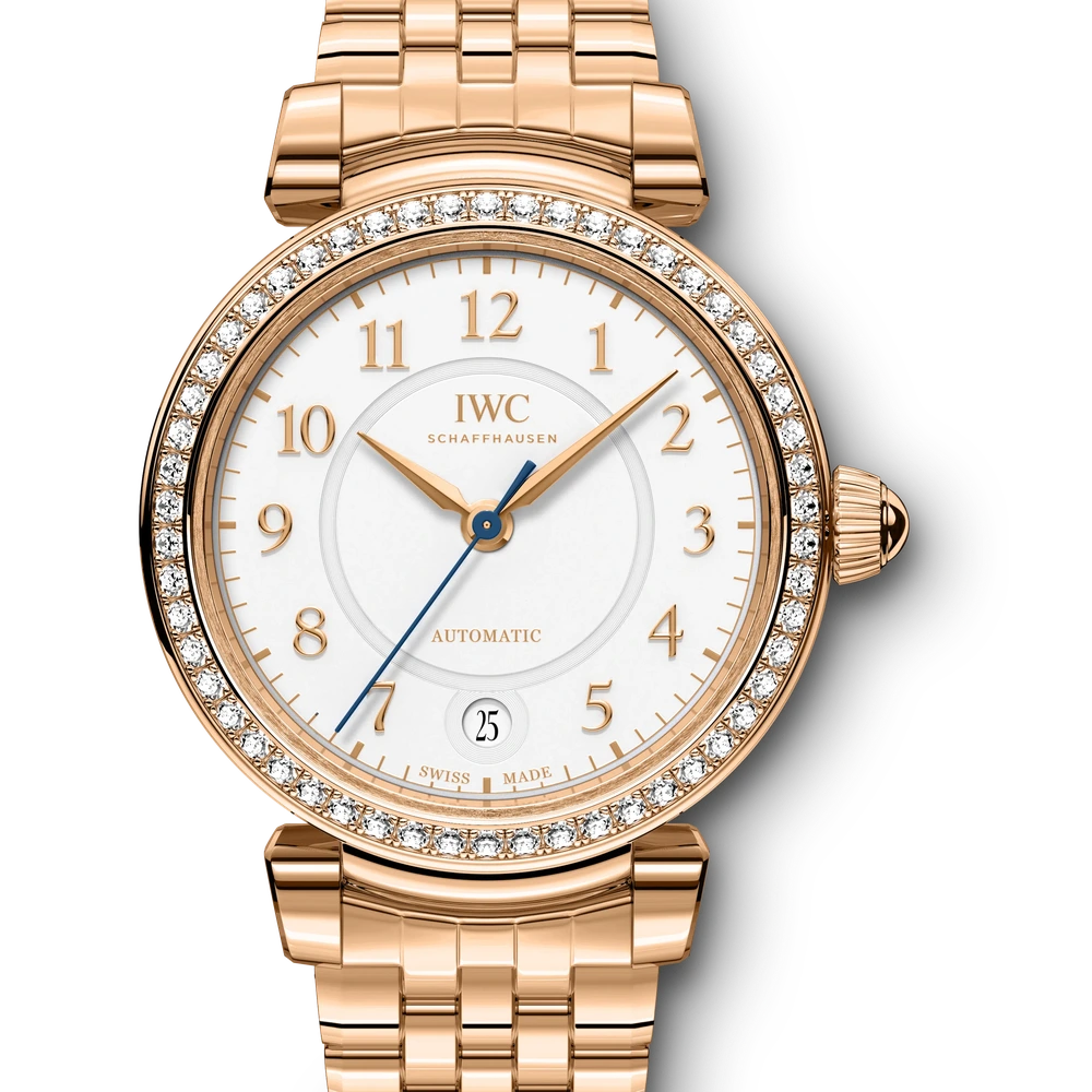 IWC Da Vinci Automatic 36, 18 ct 5N gold, silver dial