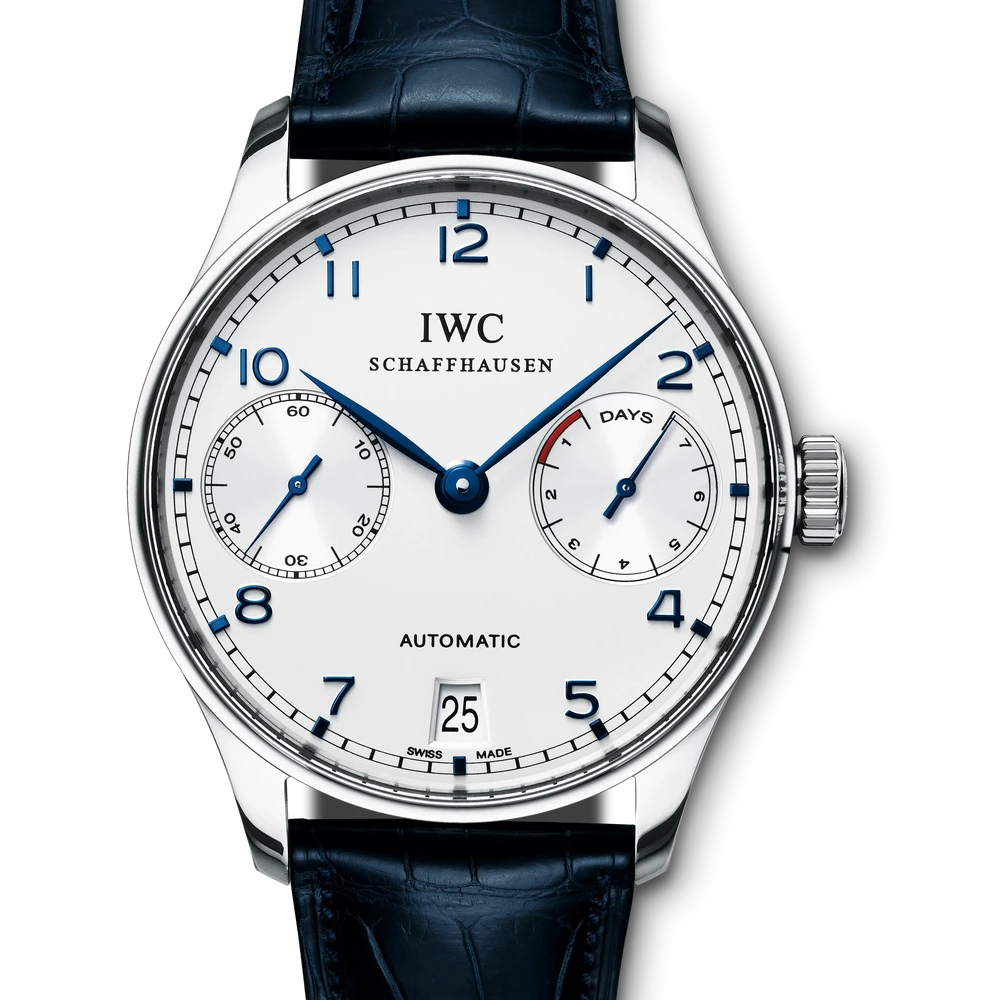 IWC Portugieser Automatic, Stainless steel, silver dial