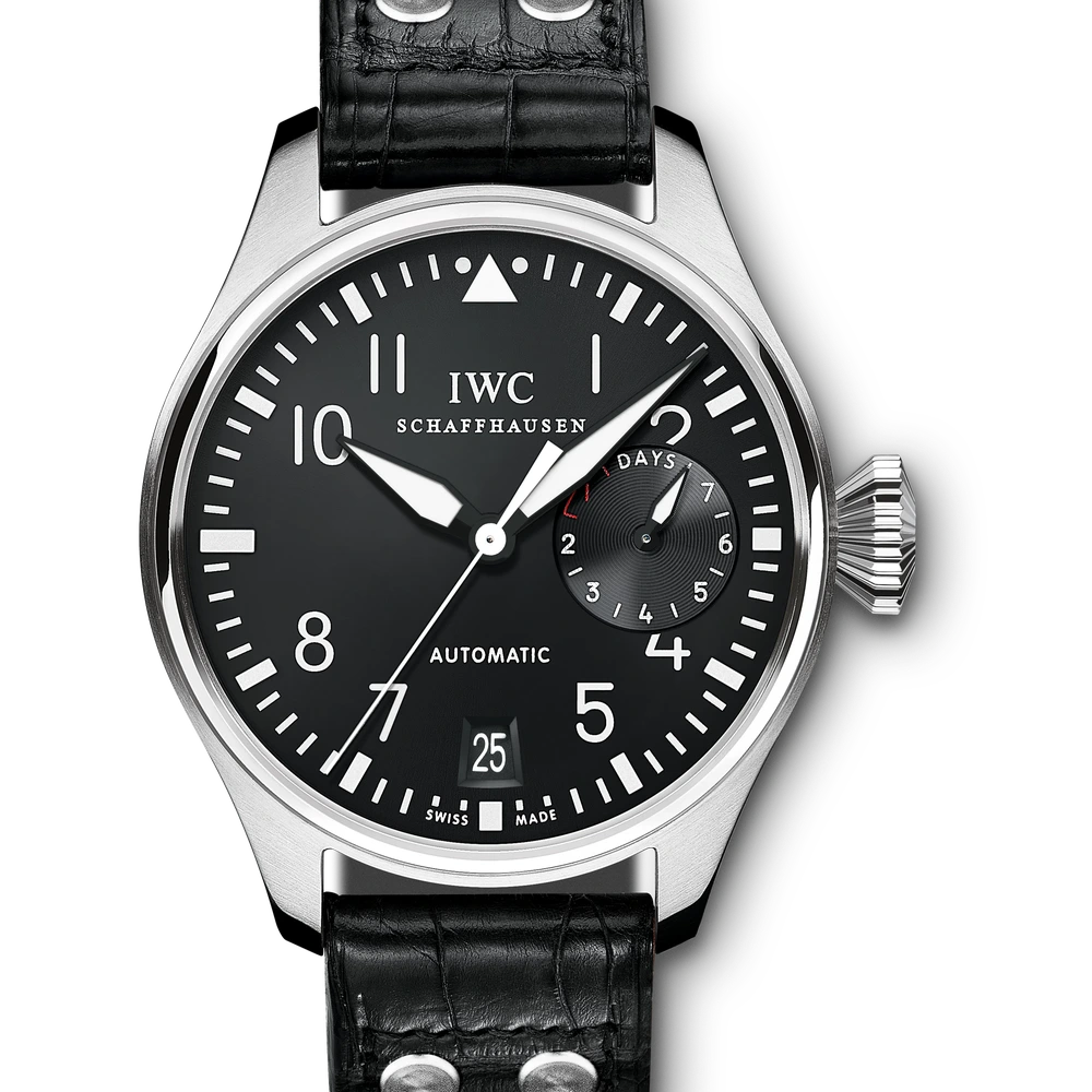 IWC Big Pilot's Watch, Stainless steel, black dial