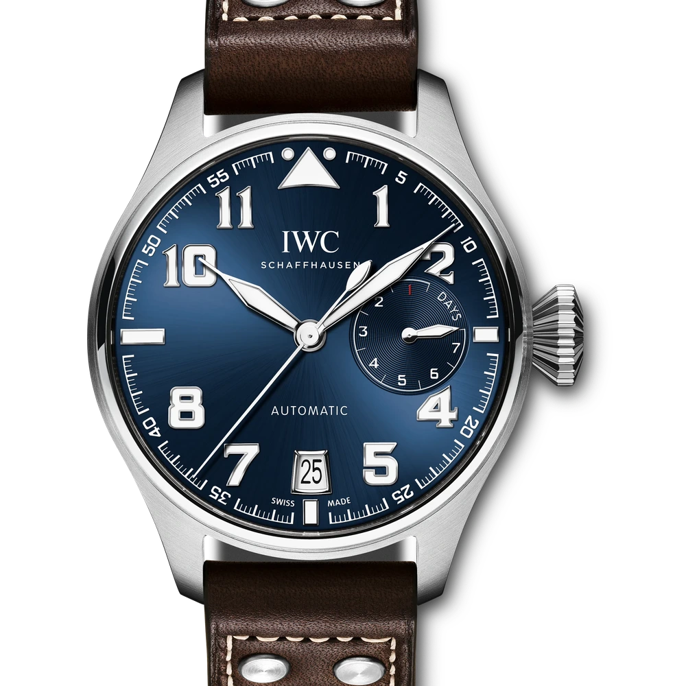 IWC Big Pilot's Watch Edition "Le Petit Prince", Stainless steel, blue dial