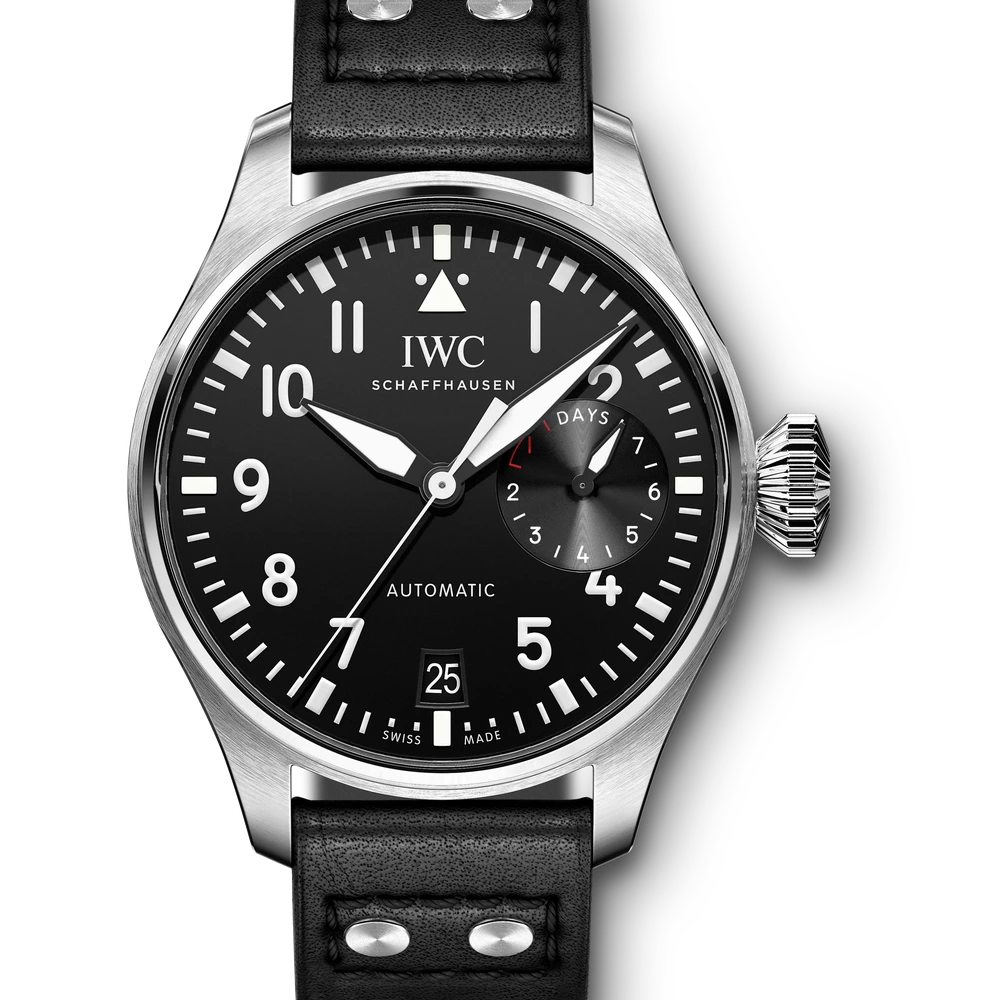 IWC Big Pilot's Watch, Stainless steel, black dial