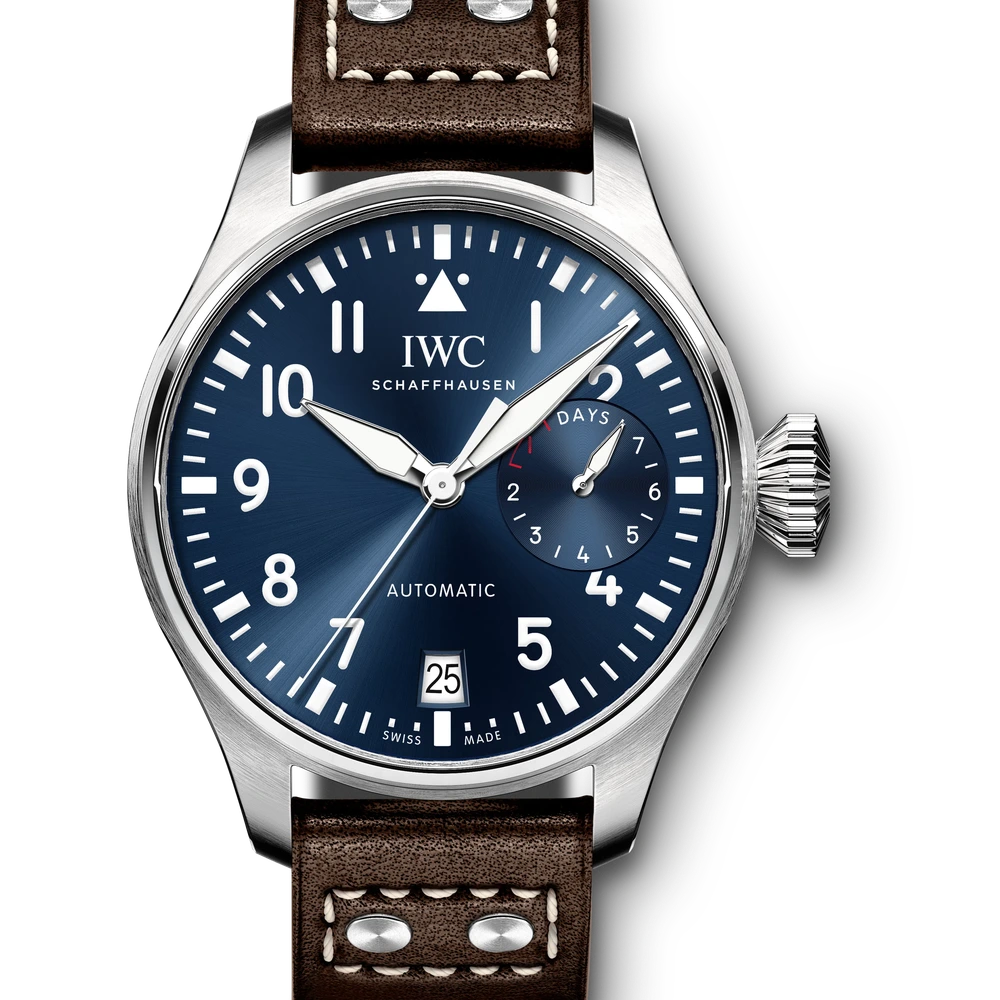 IWC Big Pilot's Watch Edition "Le Petit Prince", Stainless steel, blue dial