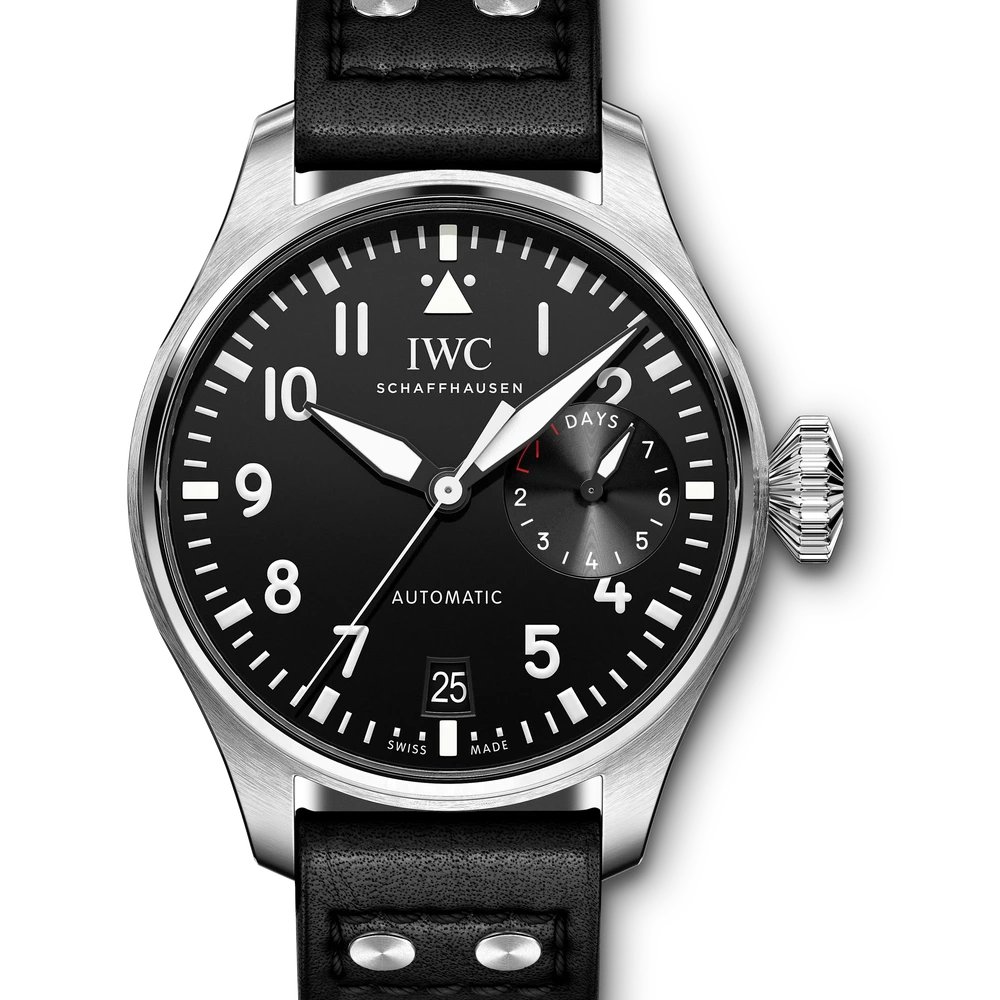 IWC Big Pilot's Watch, Stainless steel, black dial