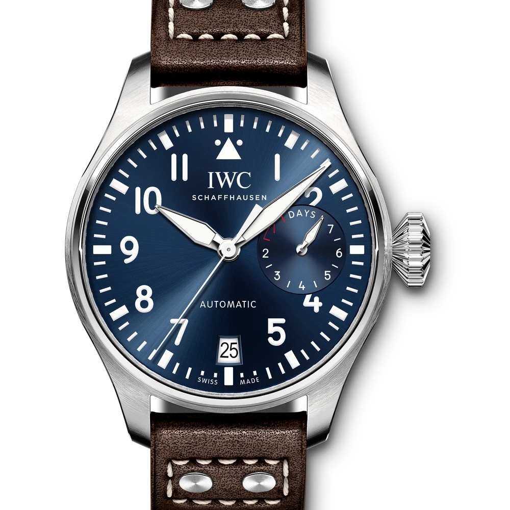 IWC Big Pilot's Watch Edition "Le Petit Prince", Stainless steel, blue dial