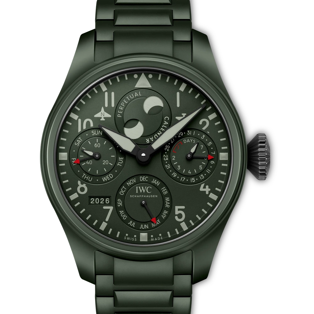 IWC Big Pilot's Watch Perpetual Calendar TOP GUN Woodland