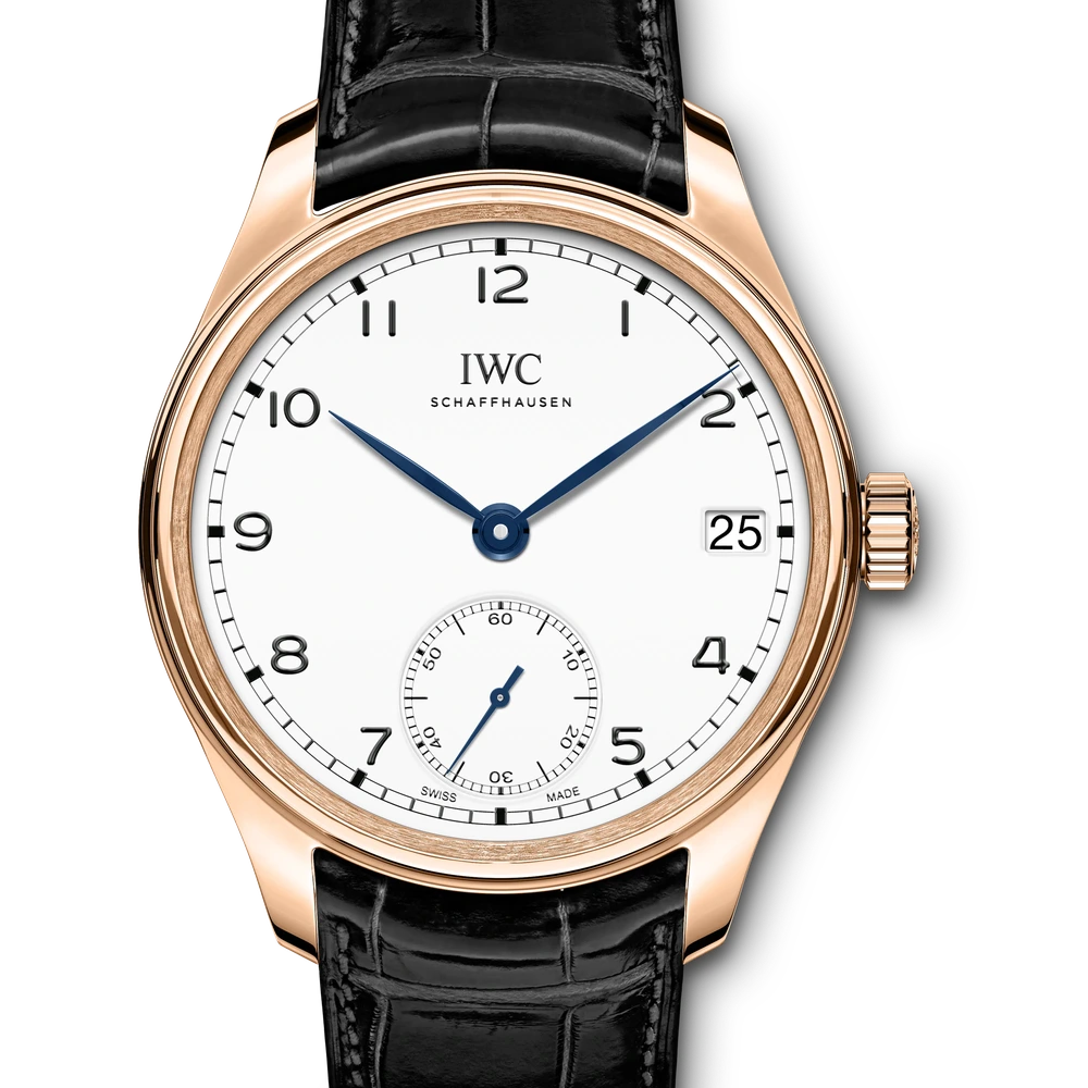 IWC Portugieser Hand-Wound Eight Days Edition "150 Years", 18 ct 5N gold