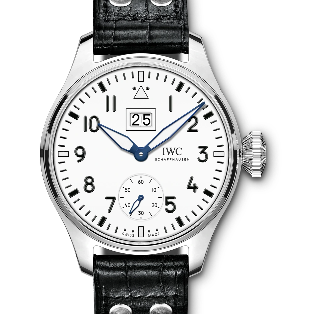 IWC Big Pilot's Watch Big Date Edition "150 Years", Stainless steel, white dial