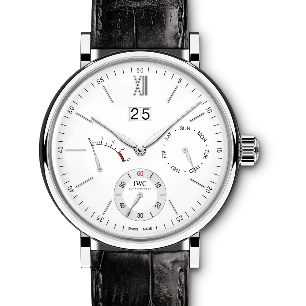 IWC Portofino Hand-Wound Day & Date, Stainless steel