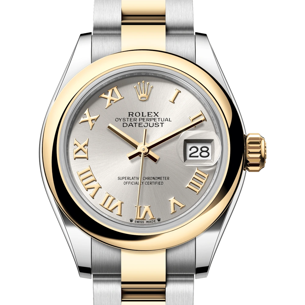 Rolex Lady-Datejust Oyster, 28 mm, Oystersteel and yellow gold Reference 279163
