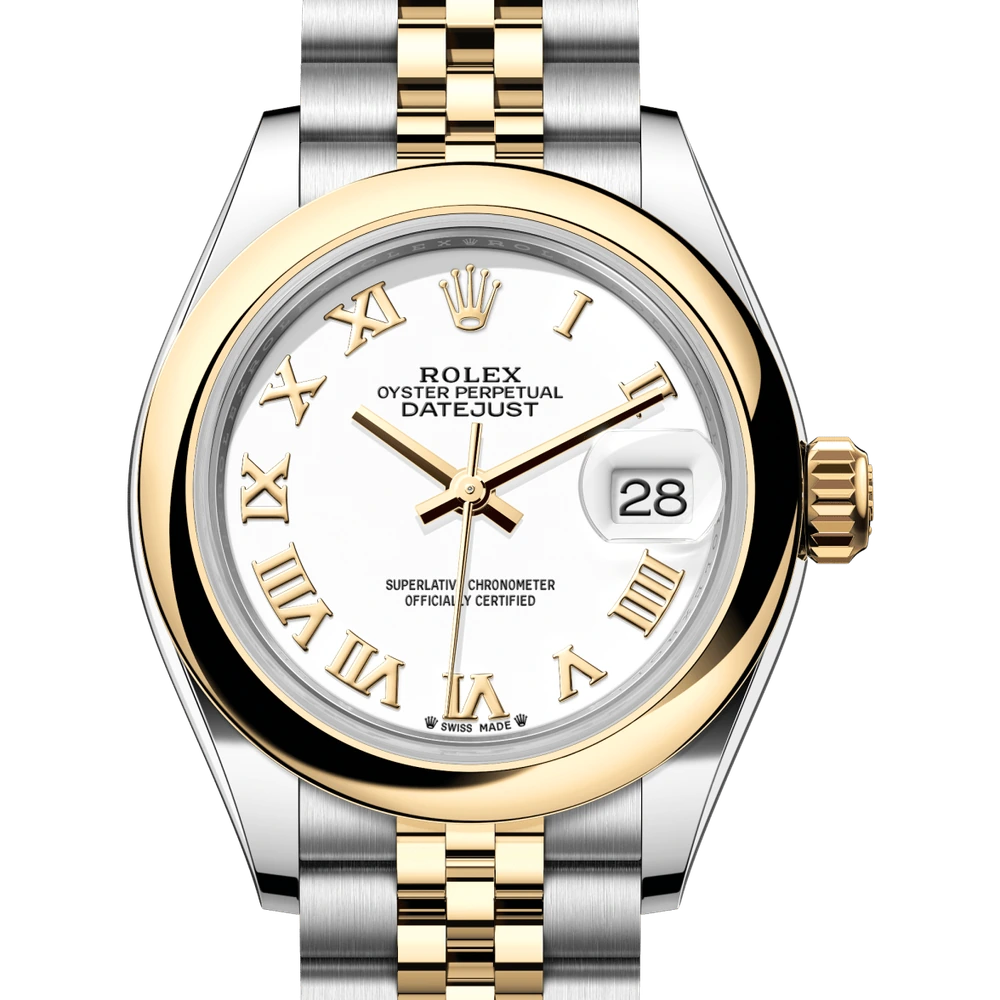 Rolex Lady-Datejust Oyster, 28 mm, Oystersteel and yellow gold Reference 279163