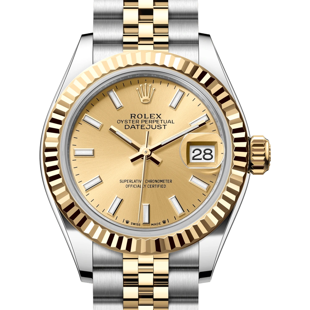 Rolex Lady-Datejust Oyster, 28 mm, Oystersteel and yellow gold Reference 279173