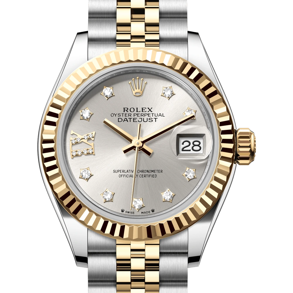 Rolex Lady-Datejust Oyster, 28 mm, Oystersteel and yellow gold Reference 279173