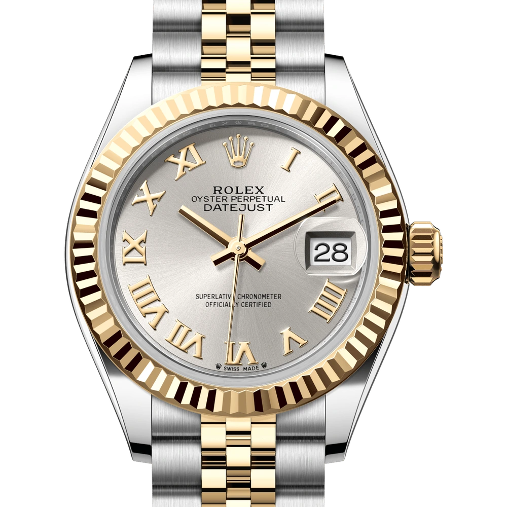 Rolex Lady-Datejust Oyster, 28 mm, Oystersteel and yellow gold Reference 279173