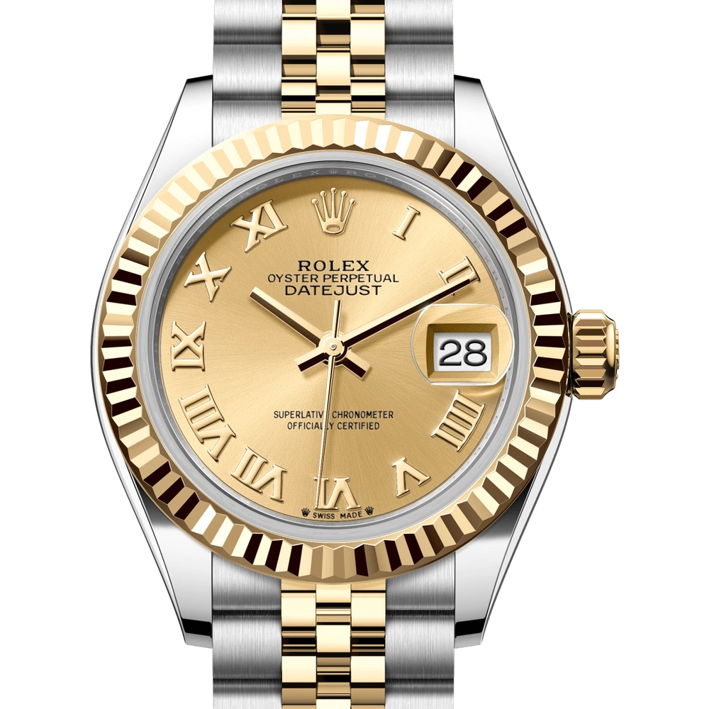 Rolex Lady-Datejust Oyster, 28 mm, Oystersteel and yellow gold Reference 279173