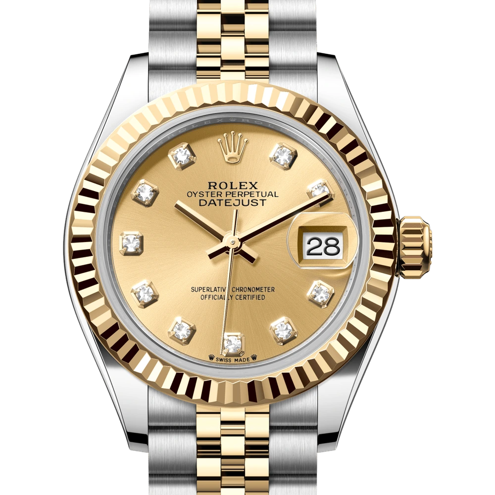Rolex Lady-Datejust Oyster, 28 mm, Oystersteel and yellow gold Reference 279173