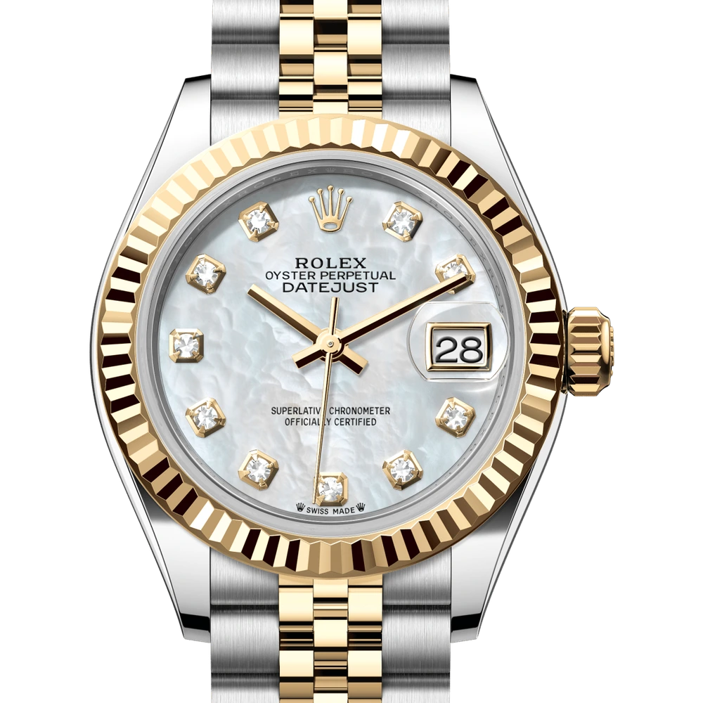 Rolex Lady-Datejust Oyster, 28 mm, Oystersteel and yellow gold Reference 279173