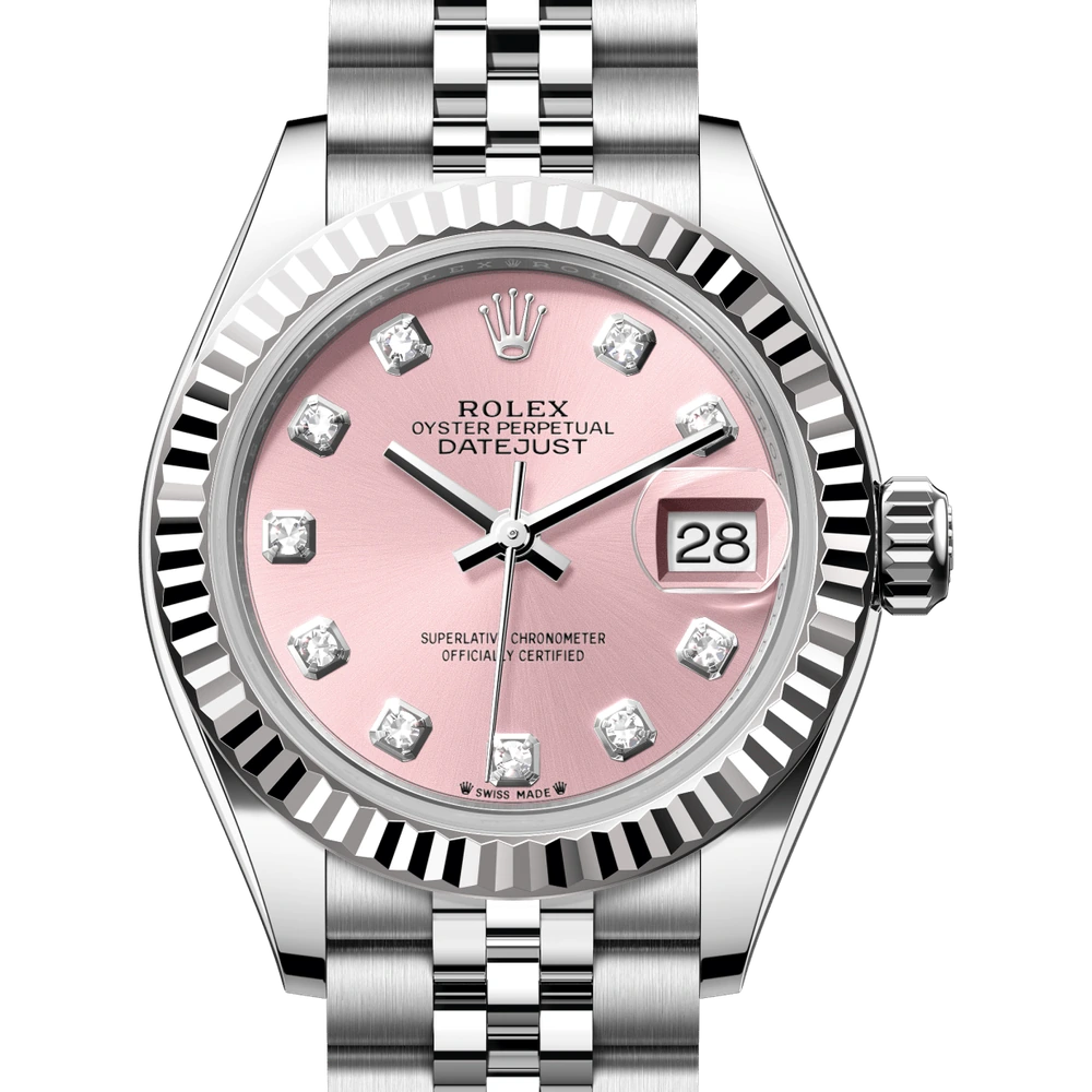 Rolex Lady-Datejust Oyster, 28 mm, Oystersteel and white gold Reference 279174