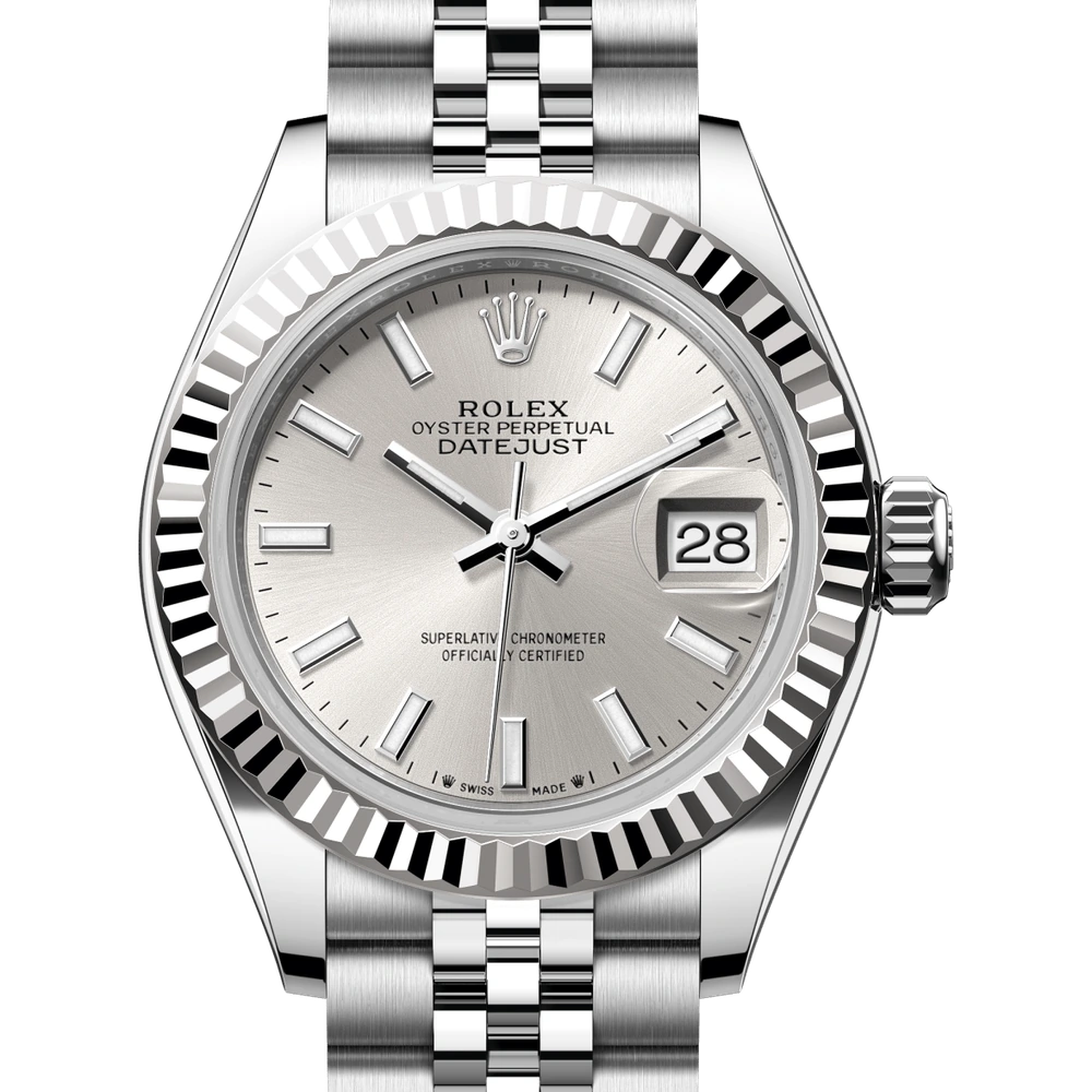 Rolex Lady-Datejust Oyster, 28 mm, Oystersteel and white gold Reference 279174