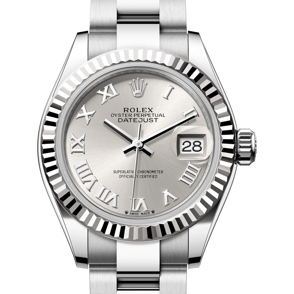 Rolex Lady-Datejust Oyster, 28 mm, Oystersteel and white gold Reference 279174