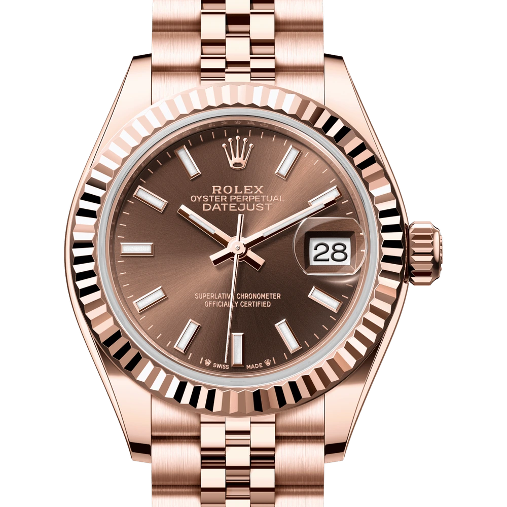Rolex Lady-Datejust Oyster, 28 mm, Everose gold Reference 279175