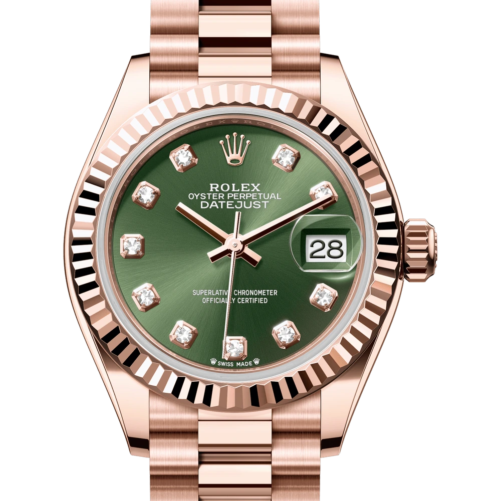 Rolex Lady-Datejust Oyster, 28 mm, Everose gold Reference 279175
