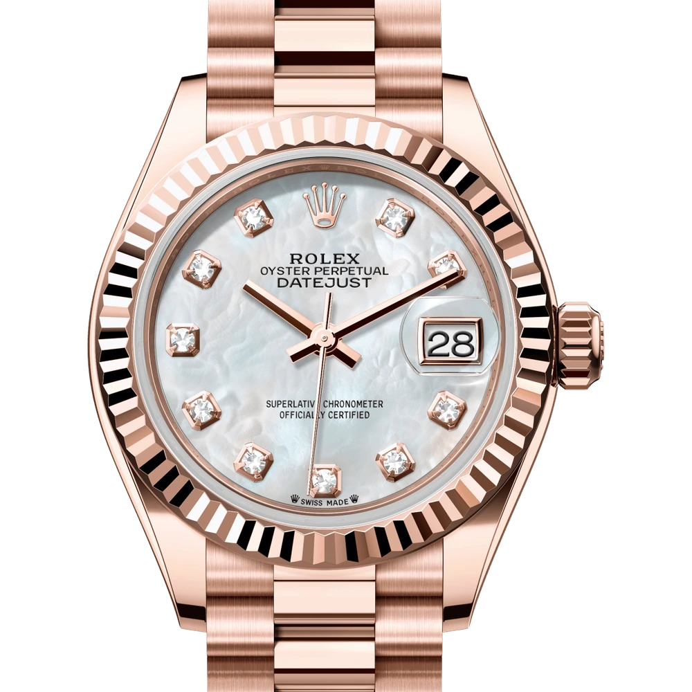Rolex Lady-Datejust Oyster, 28 mm, Everose gold Reference 279175