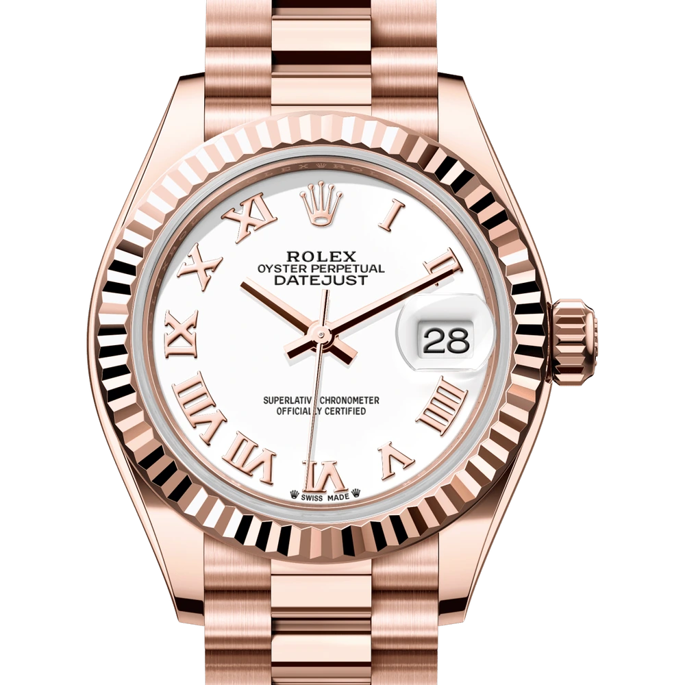 Rolex Lady-Datejust Oyster, 28 mm, Everose gold Reference 279175