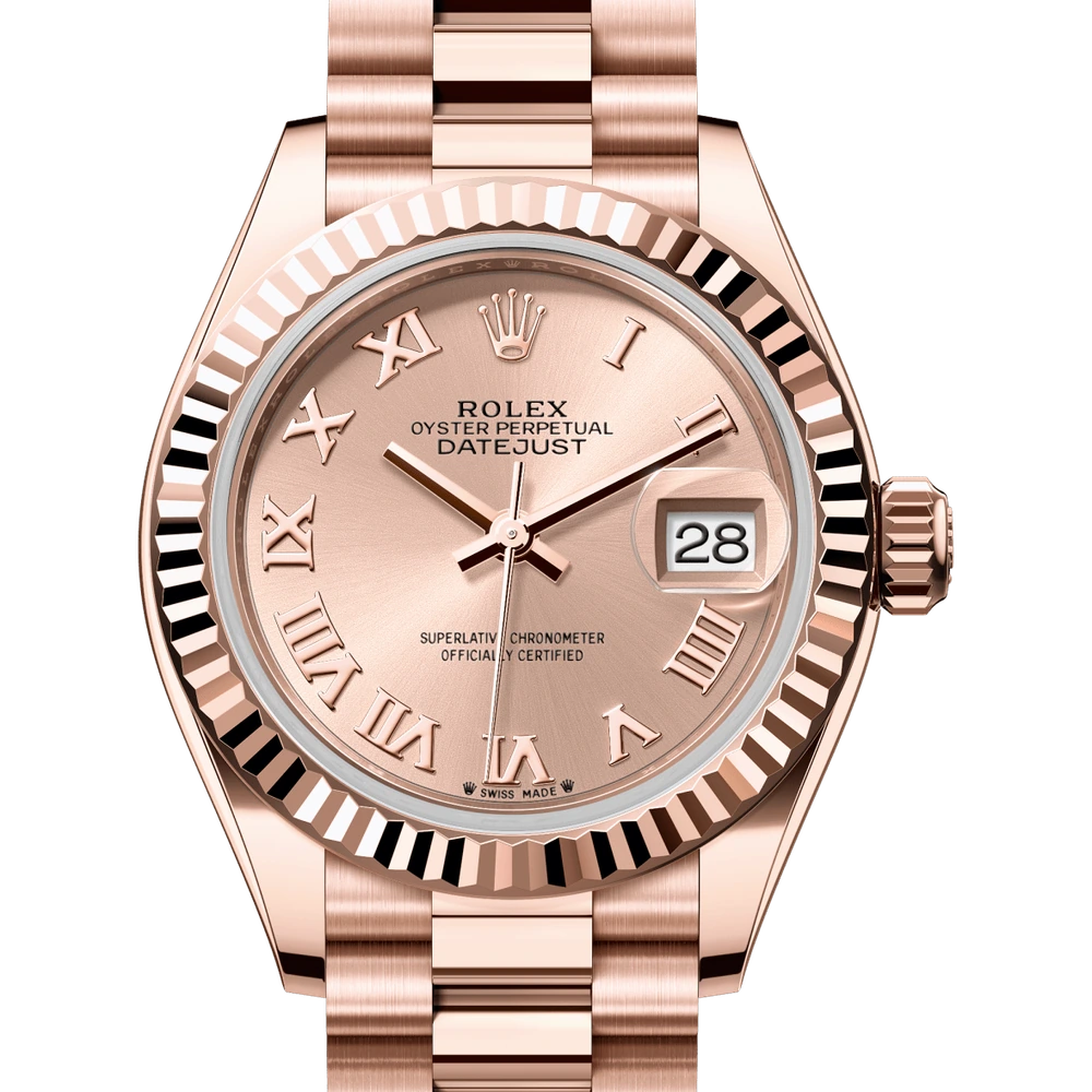 Rolex Lady-Datejust Oyster, 28 mm, Everose gold Reference 279175