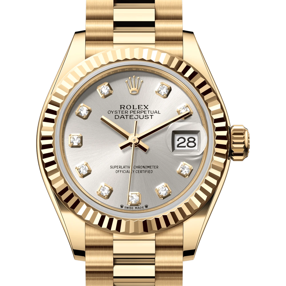 Rolex Lady-Datejust Oyster, 28 mm, yellow gold Reference 279178
