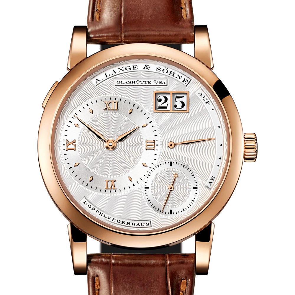 A. Lange & Söhne Pink Gold, Argenté Dial