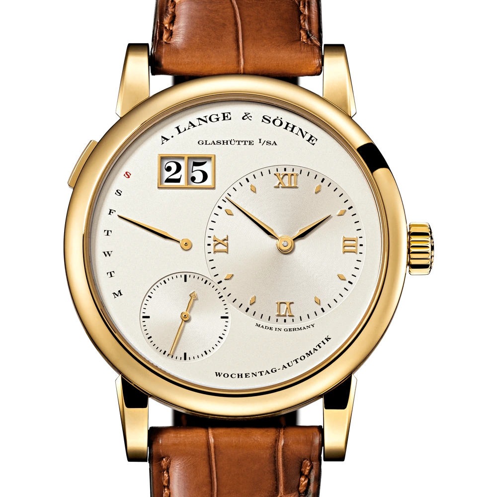 A. Lange & Söhne Yellow Gold, Ivory argenté Dial
