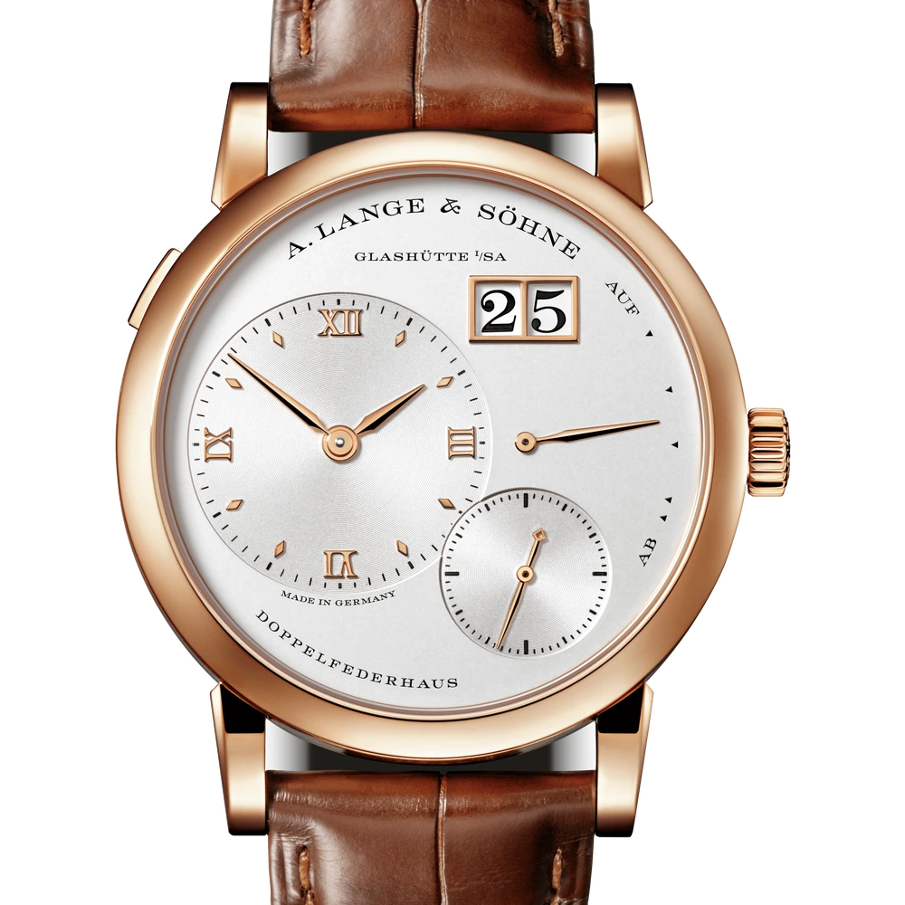 A. Lange & Söhne Pink Gold, Argenté Dial