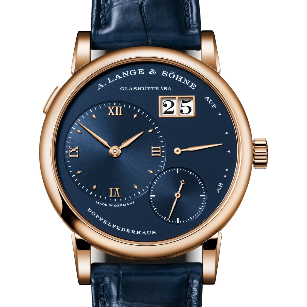 A. Lange & Söhne Pink Gold, Blue Dial