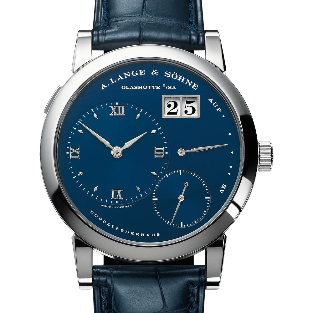 A. Lange & Söhne White Gold, Blue Dial