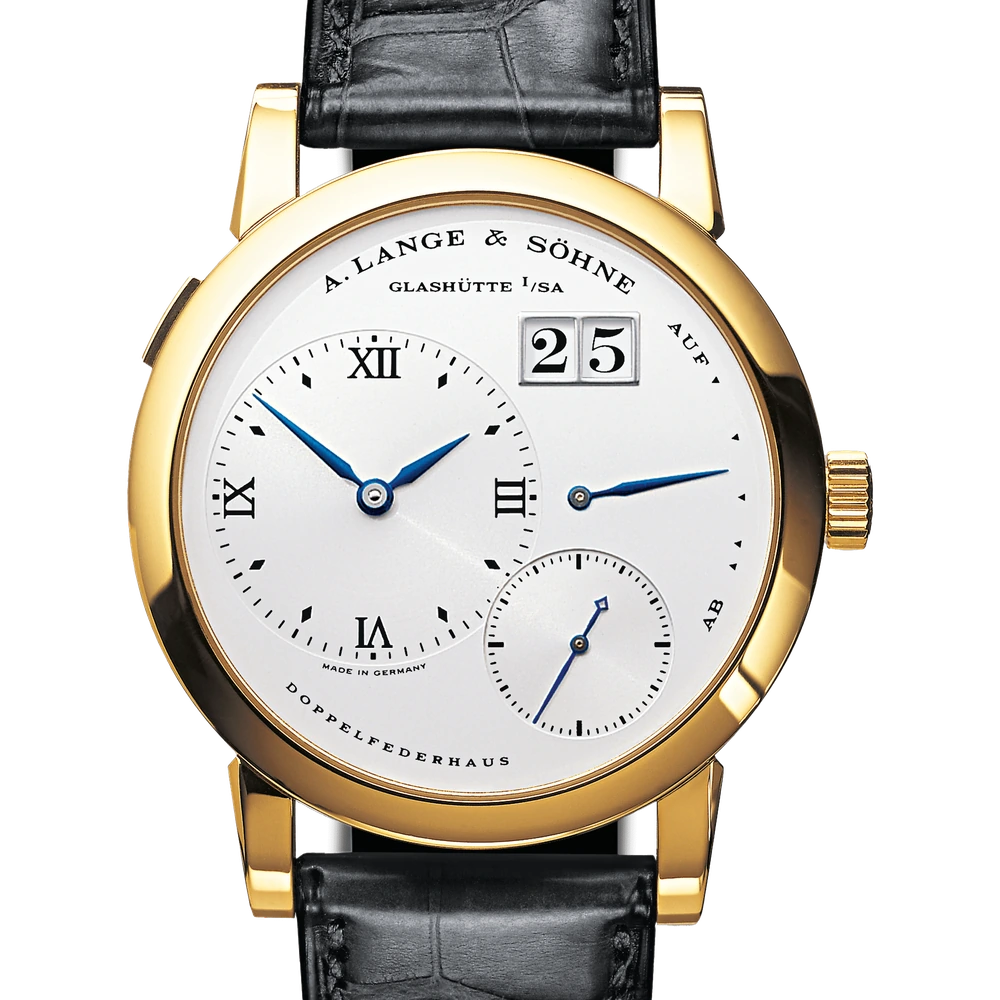 A. Lange & Söhne Yellow Gold, Argenté Dial