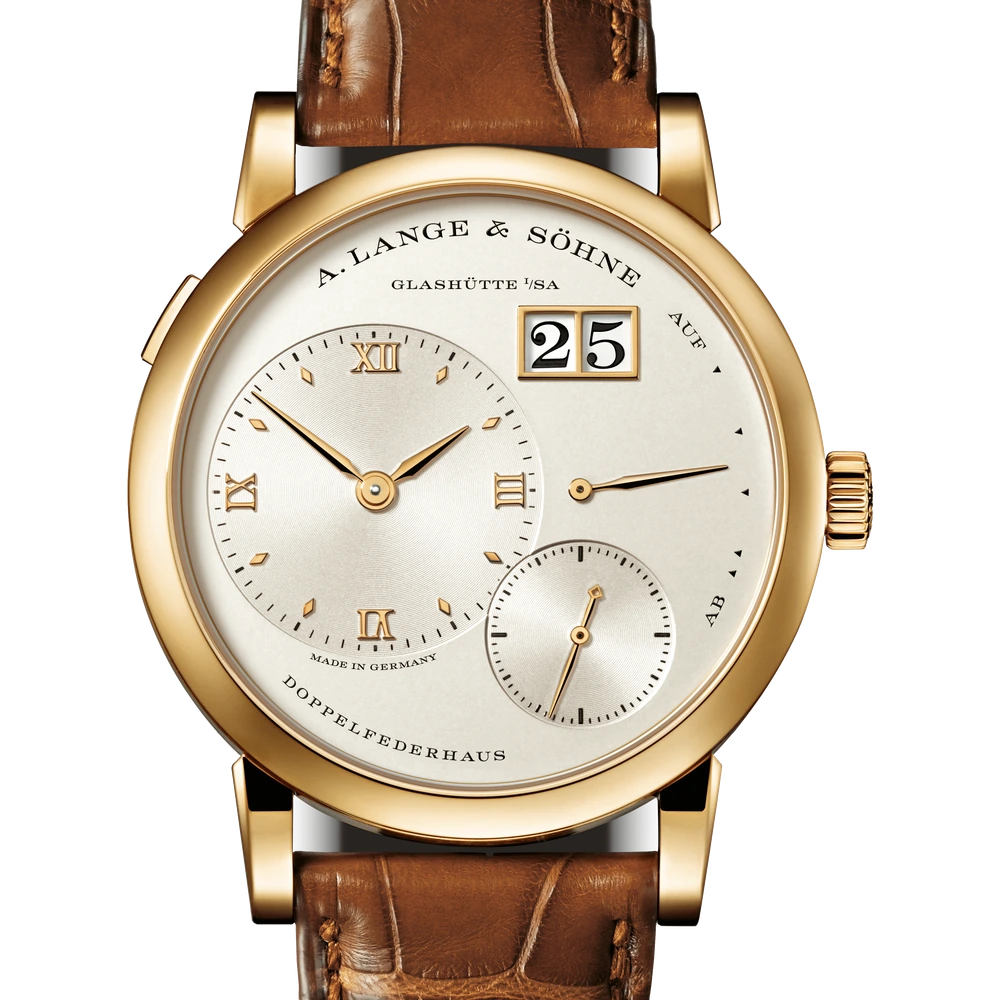 A. Lange & Söhne Yellow Gold, Ivory argenté Dial