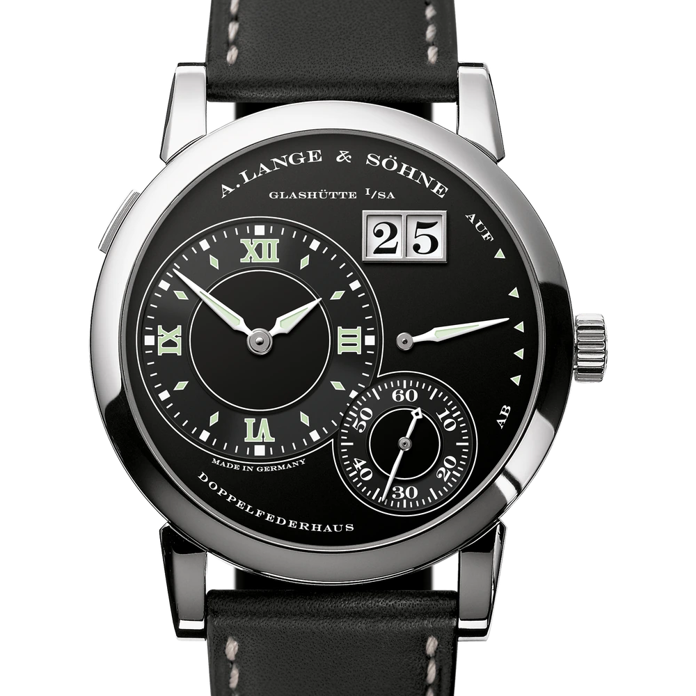 A. Lange & Söhne White Gold, Black Dial