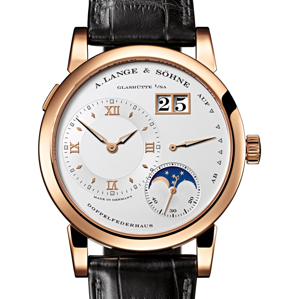 A. Lange & Söhne Pink Gold, Argenté Dial