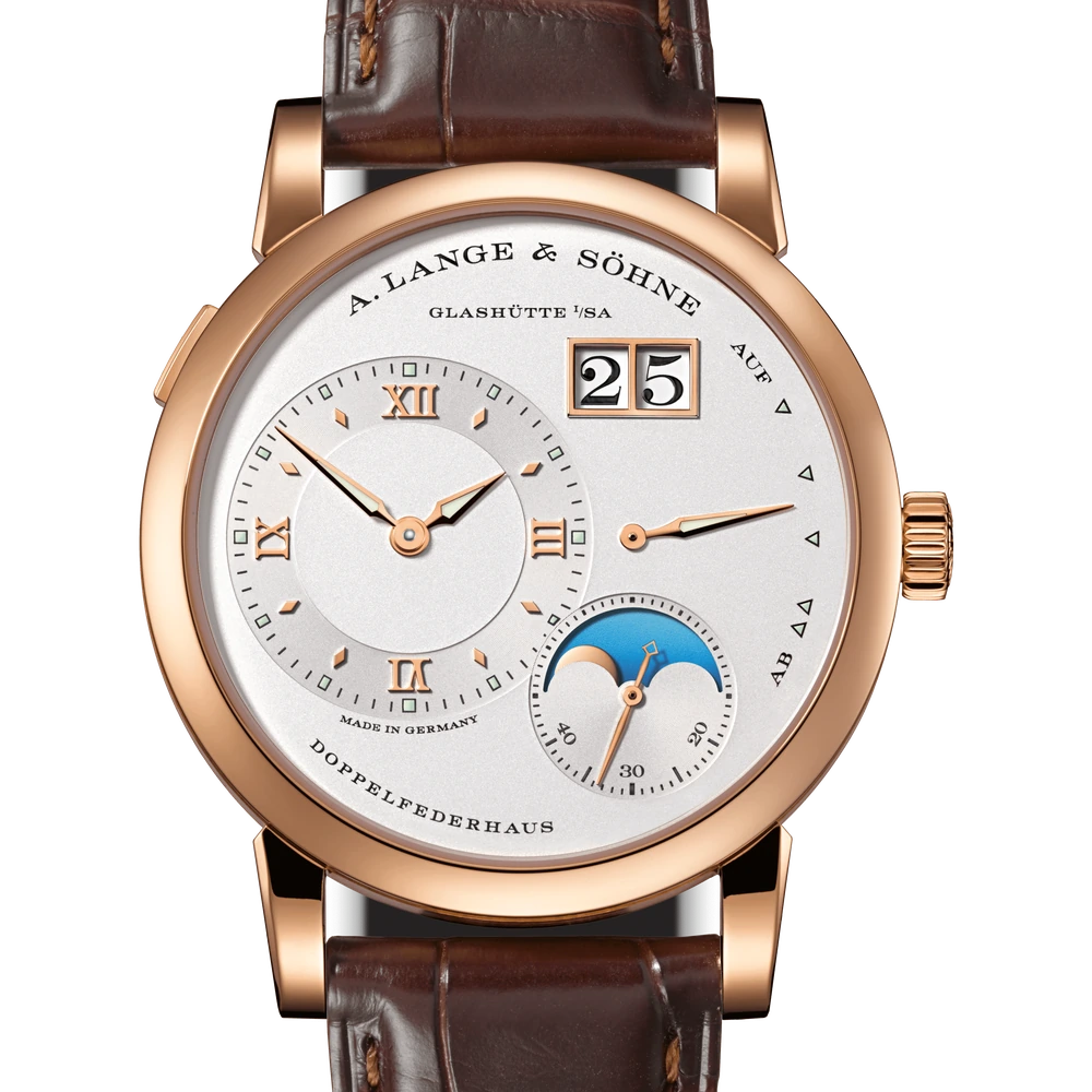 A. Lange & Söhne Pink Gold, Argenté Dial