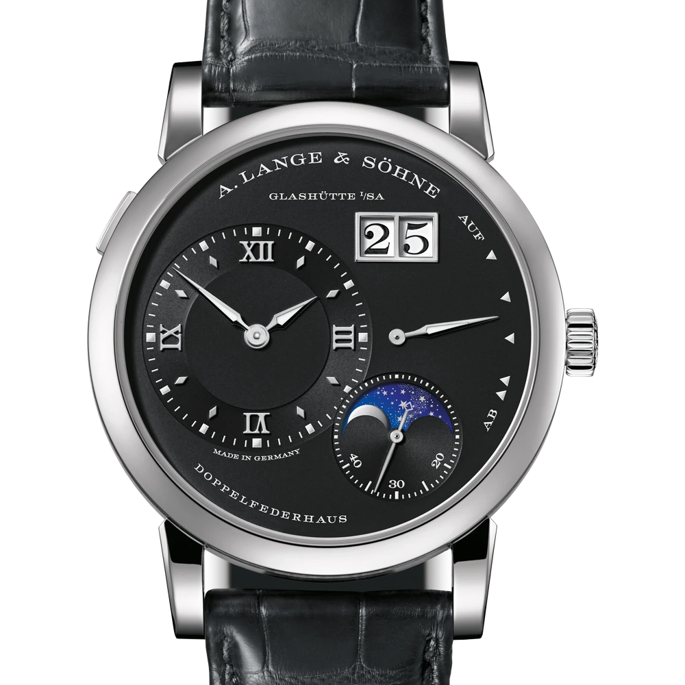 A. Lange & Söhne White Gold, Black Dial