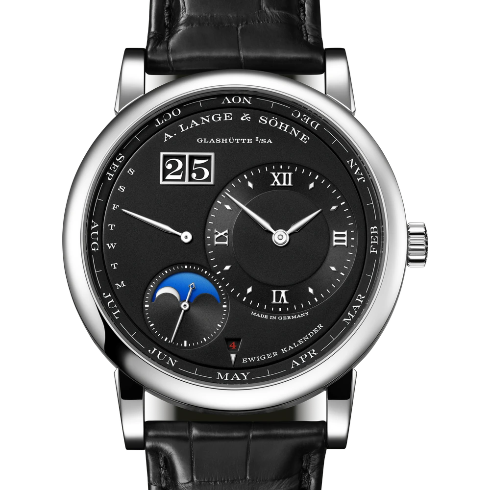 A. Lange & Söhne Platinum, Black Dial