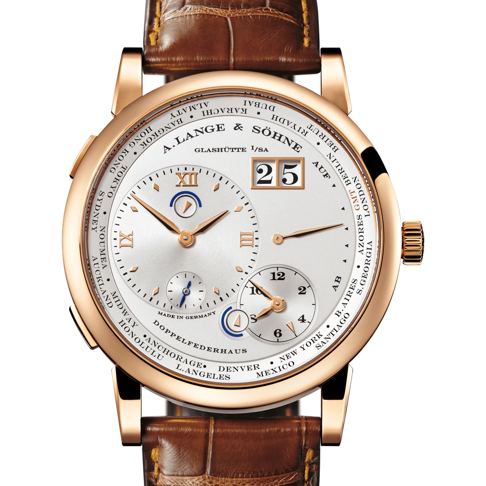 A. Lange & Söhne Pink Gold, Argenté Dial