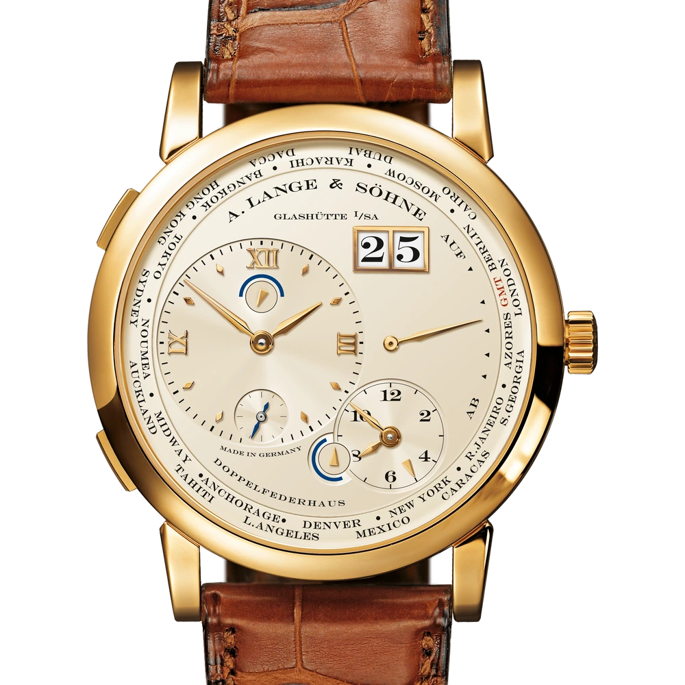 A. Lange & Söhne Yellow Gold, Ivory argenté Dial