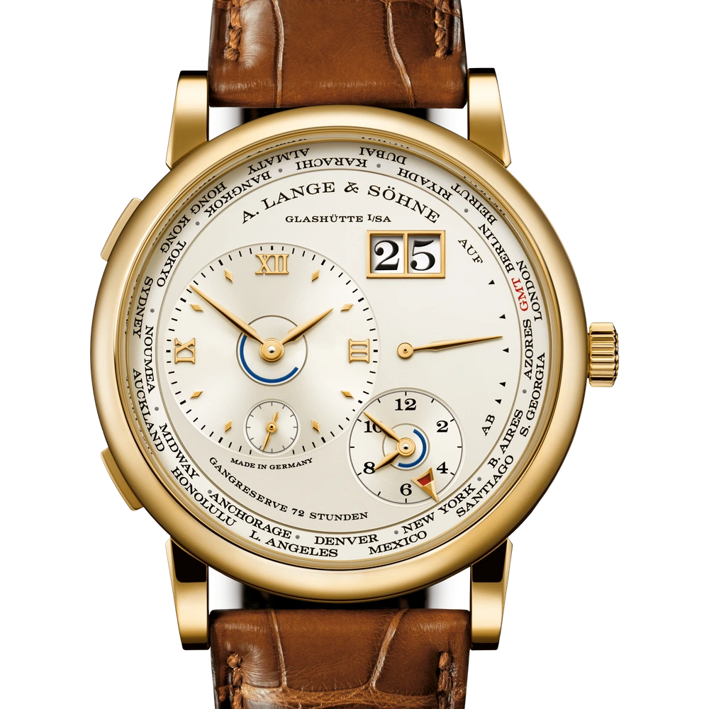 A. Lange & Söhne Yellow Gold, Ivory argenté Dial