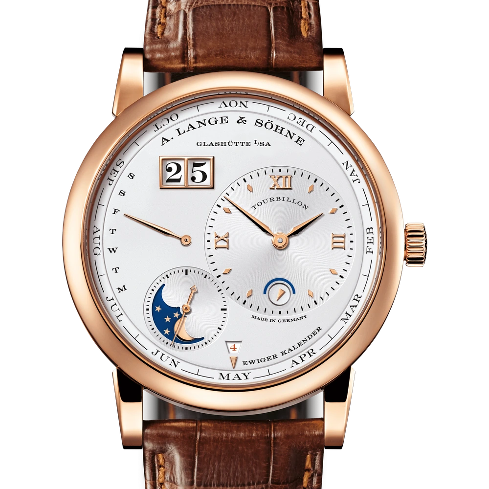 A. Lange & Söhne Pink Gold, Argenté Dial