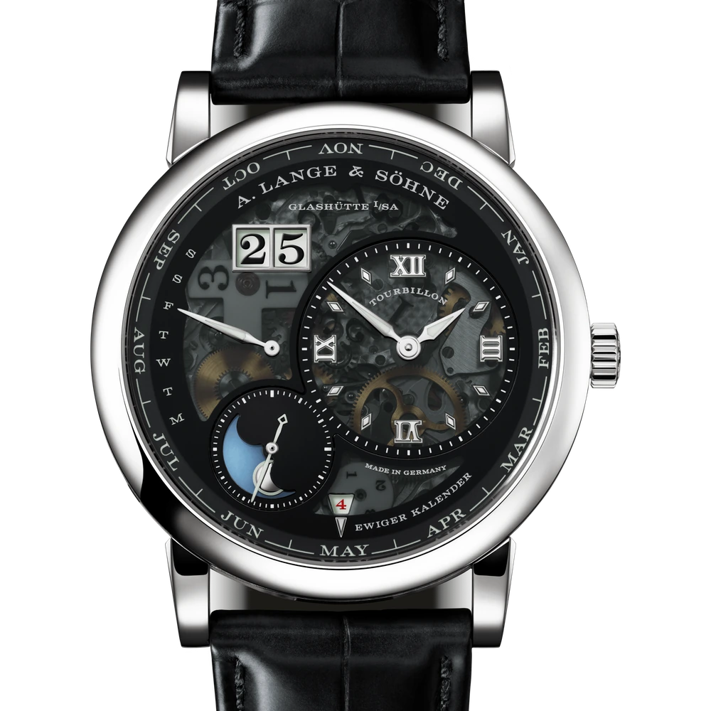 A. Lange & Söhne Platinum, Black Dial