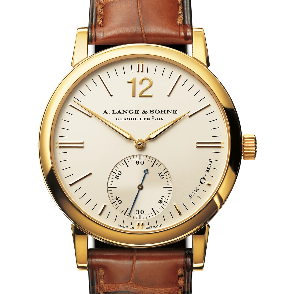 A. Lange & Söhne Yellow Gold, Ivory argenté Dial